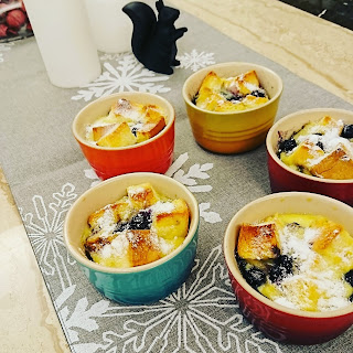 【巧婦實驗室】咖啡廳的回憶：莓果麵包布丁